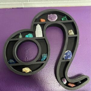 LEO zodiac shelf